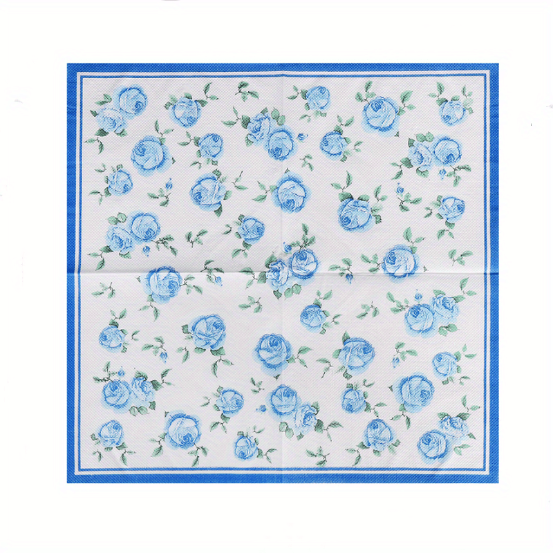4 Decoupage Napkins | Mexican Flower Pattern Napkins | protea in pattern  Paper Napkins for Decoupage