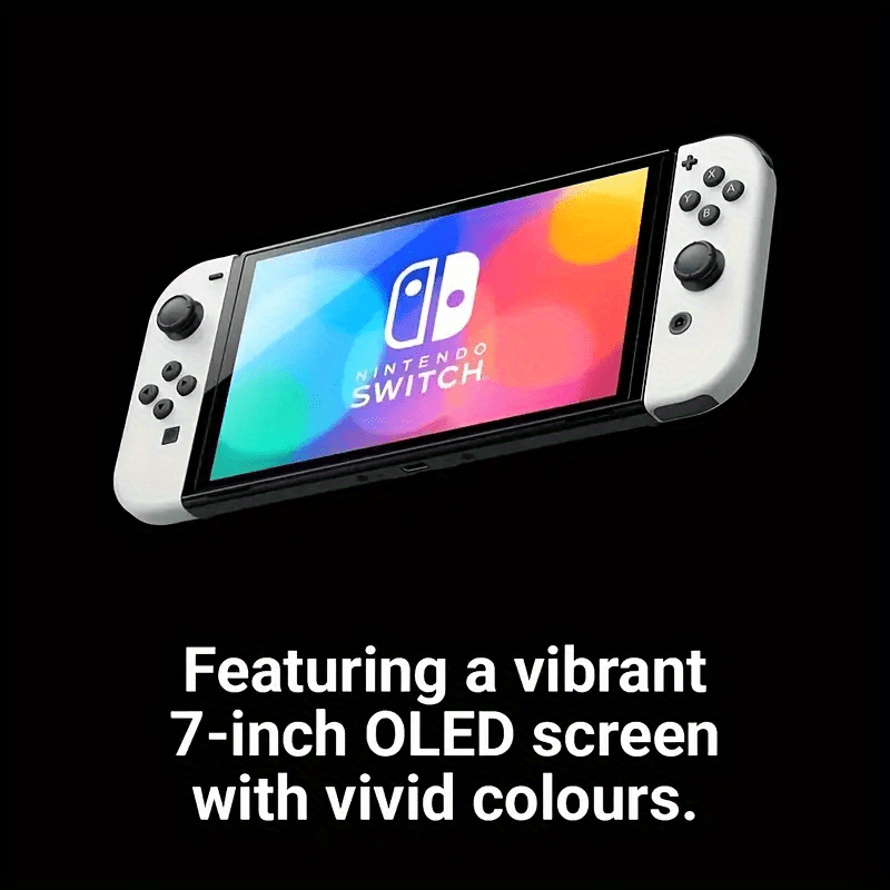  Nintendo Switch – OLED Model w/ White Joy-Con : Video Games
