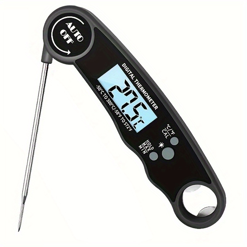 Waterproof Digital Instant Read Meat Thermometer with Folding