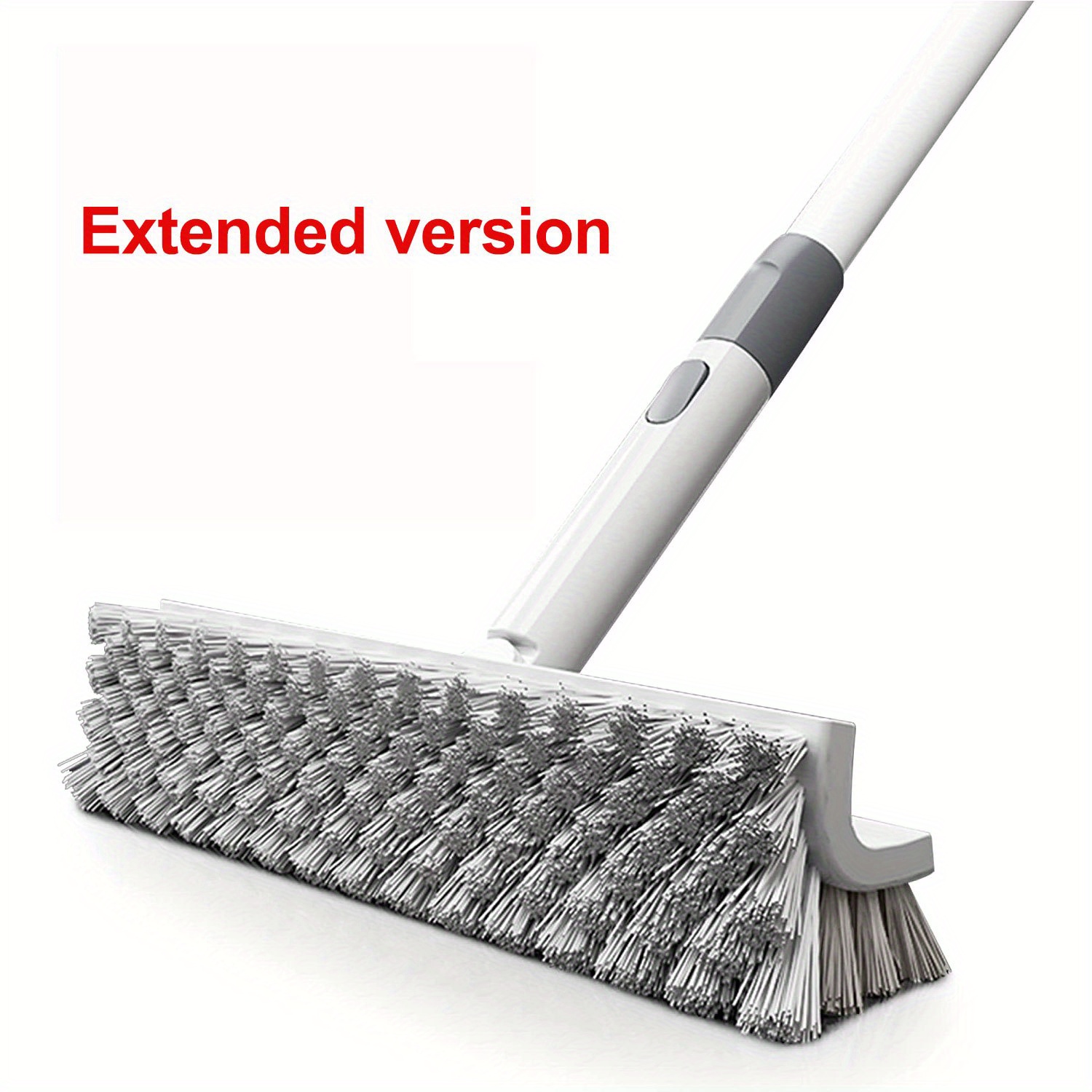 Scrub Brush Floor Brush with Long Handle Deck Cleaning Bathroom Patio  Kitchen