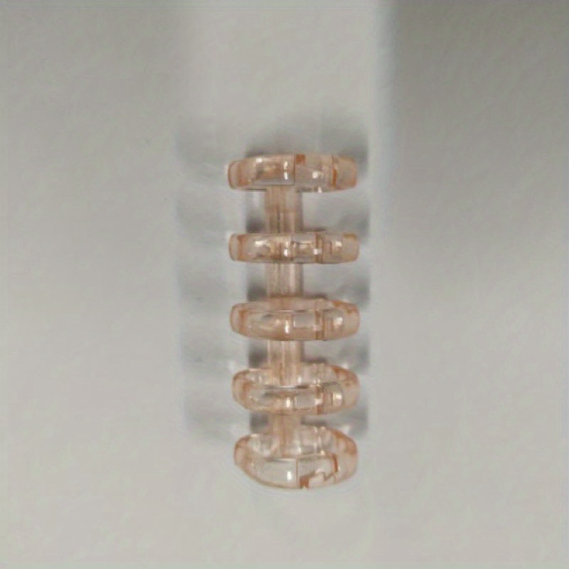 DIY 5 Hole Loose Leaf Buckle Ring Clip Coil Binding Strip Cover