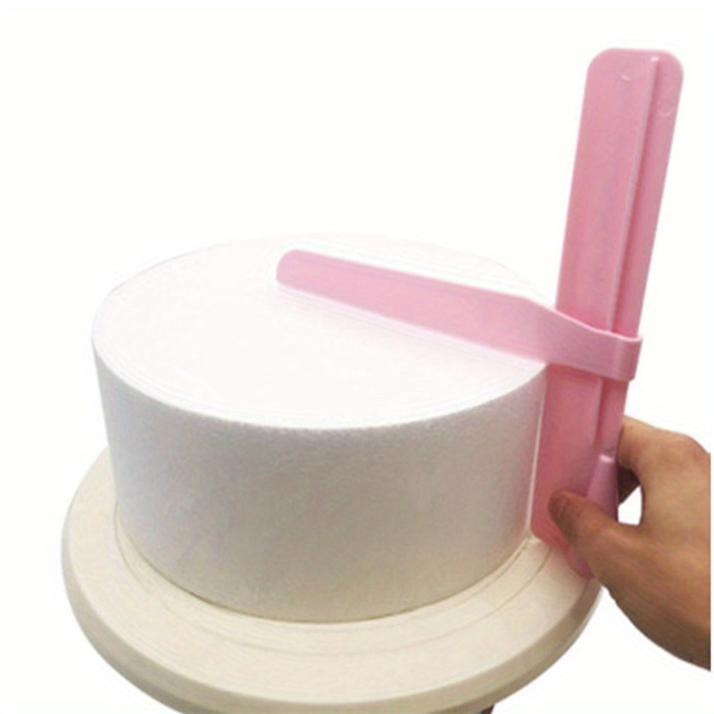 SLIQUE Silicone Dough Scraper, Cake Smoother Scraper, Cake Icing Scraper, DIY Baking Pan, Baking Tools & Accessories - Baking Essentials