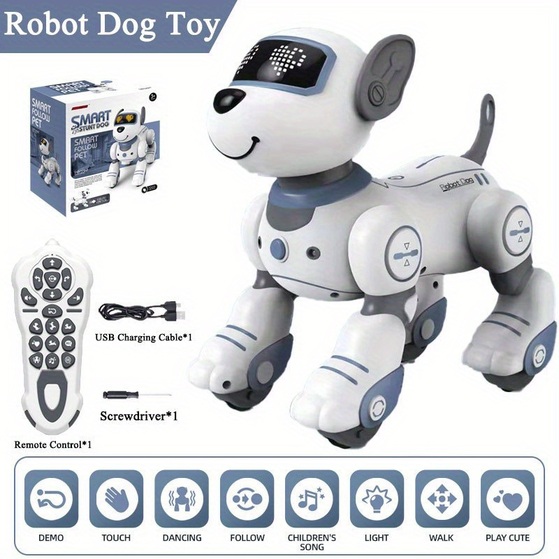 Contixo R3 Interactive Smart Robot Pet Dog Toy with Remote Control