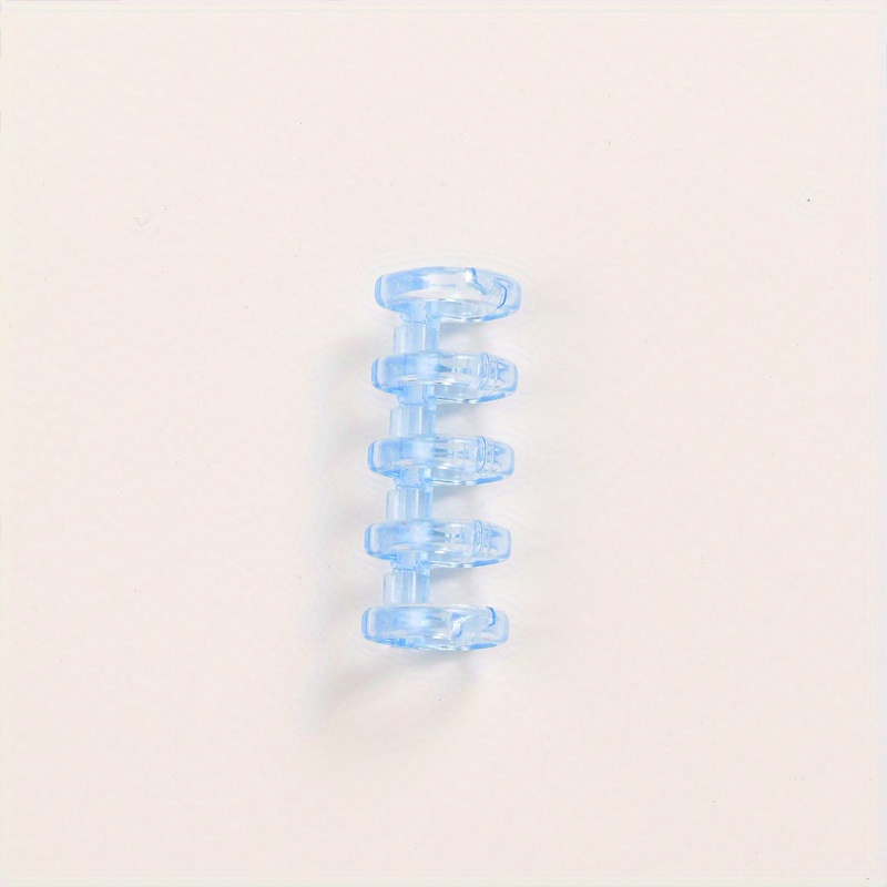 DIY 5 Hole Loose Leaf Buckle Ring Clip Coil Binding Strip Cover