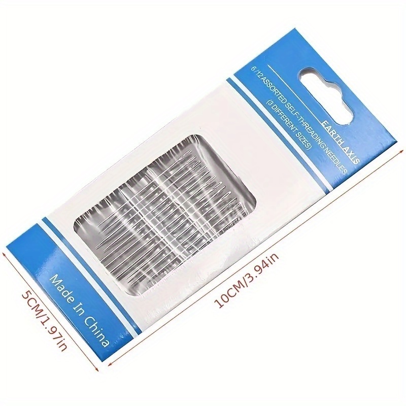 Self Threading Sewing Needles for Hand Embroidery and Craft