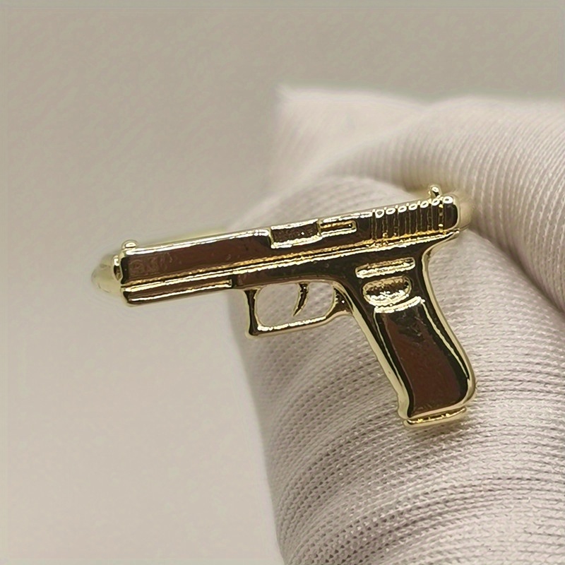 Men's Retro Punk Pistol Ring