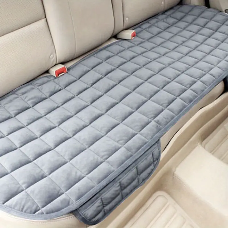 Car Seat Cover Front Rear Fabric Cushion Breathable Car Seat - Temu