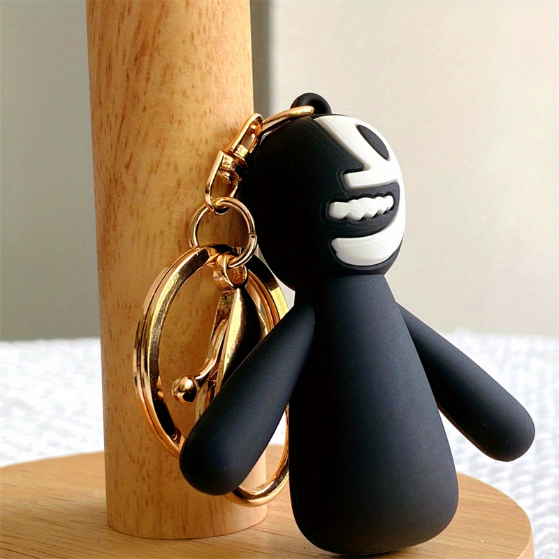 Cute Cartoon Doll Keychain - Adorable Bag Charm And Car Key Ring Accessory  - Temu Austria