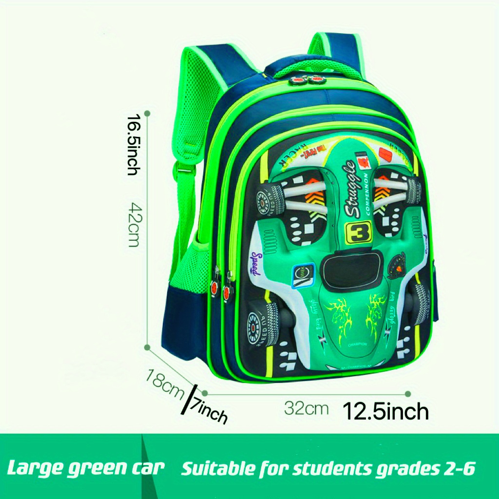 Boys' Children's Backpack Spine Protection Schoolbag
