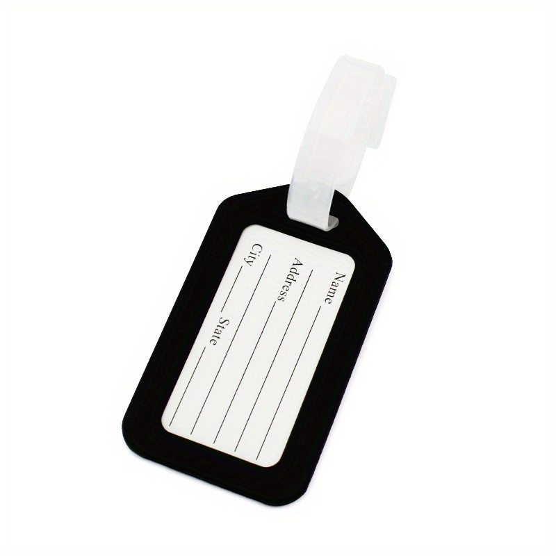 5 Plastic Pp Aircraft Luggage Tags Luggage Tag Boarding Pass - Temu