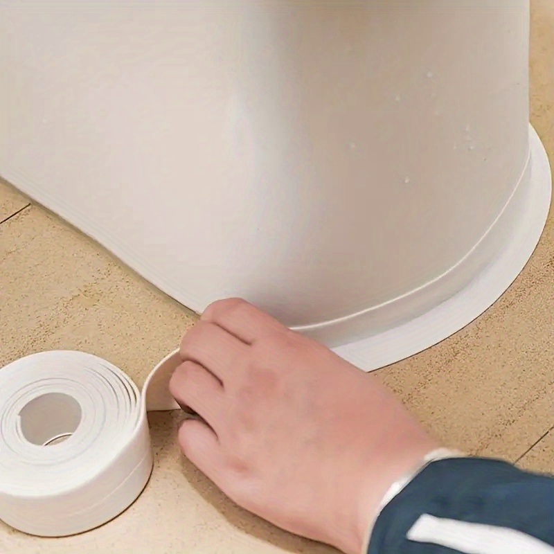 Bathroom Shower Tub Sealing Tape White Pvc Self adhesive - Temu