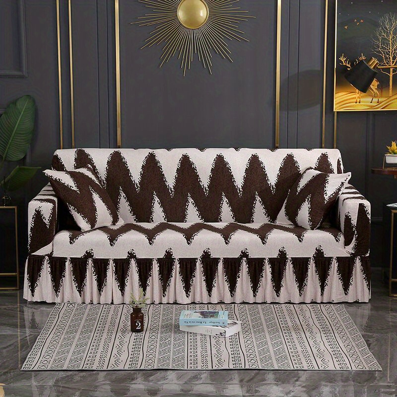 Stylish Floral Couch Cover Sofa Slipcover 1/2/3/4 Seat Sofas Temu