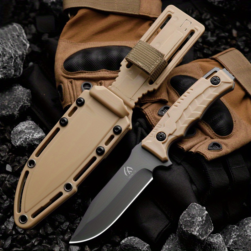 High quality 7cr13mov Steel Outdoor Camping Hiking Knife G10 - Temu