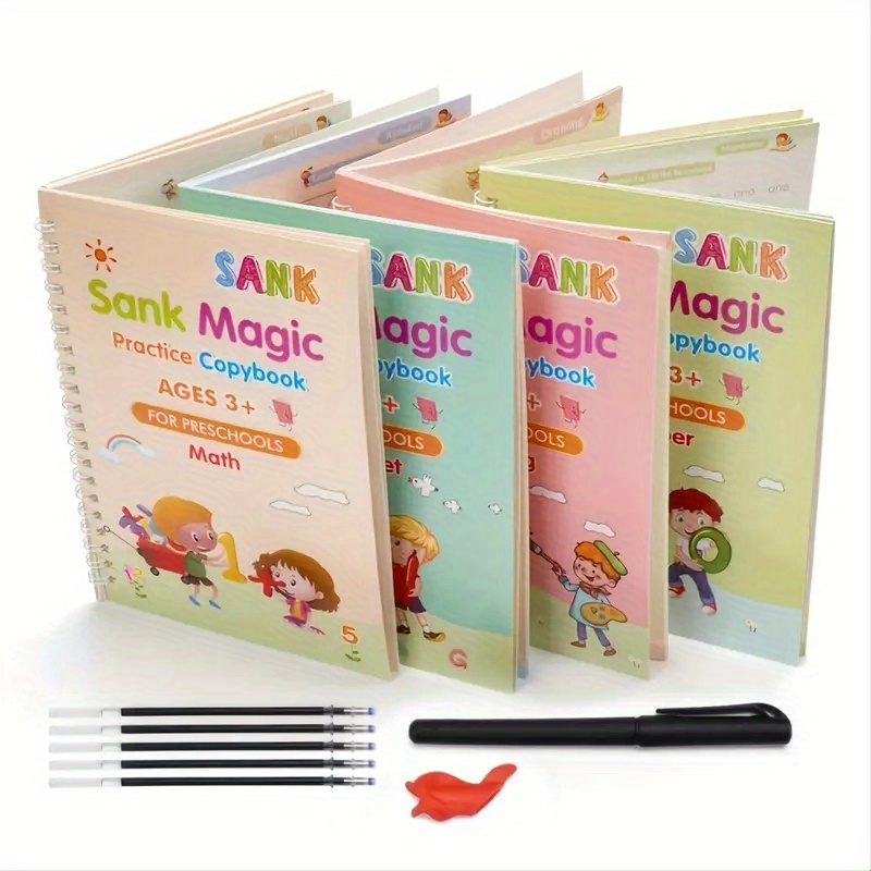 Magic Reusable Practice Copybook For Kids The Print - Temu