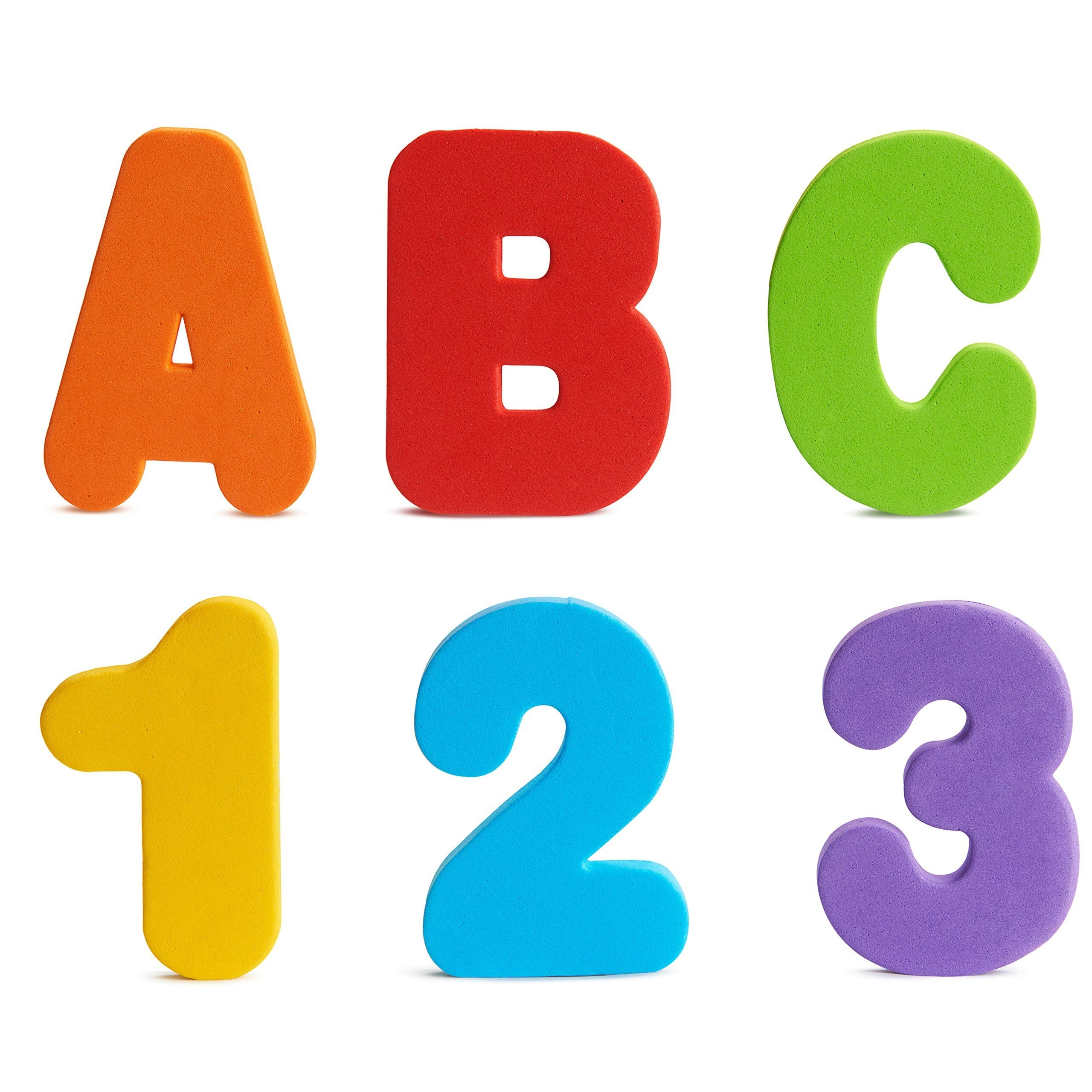 Bath Toys Organizer 36 Soft Foam Abc 123 Letters Numbers - Temu