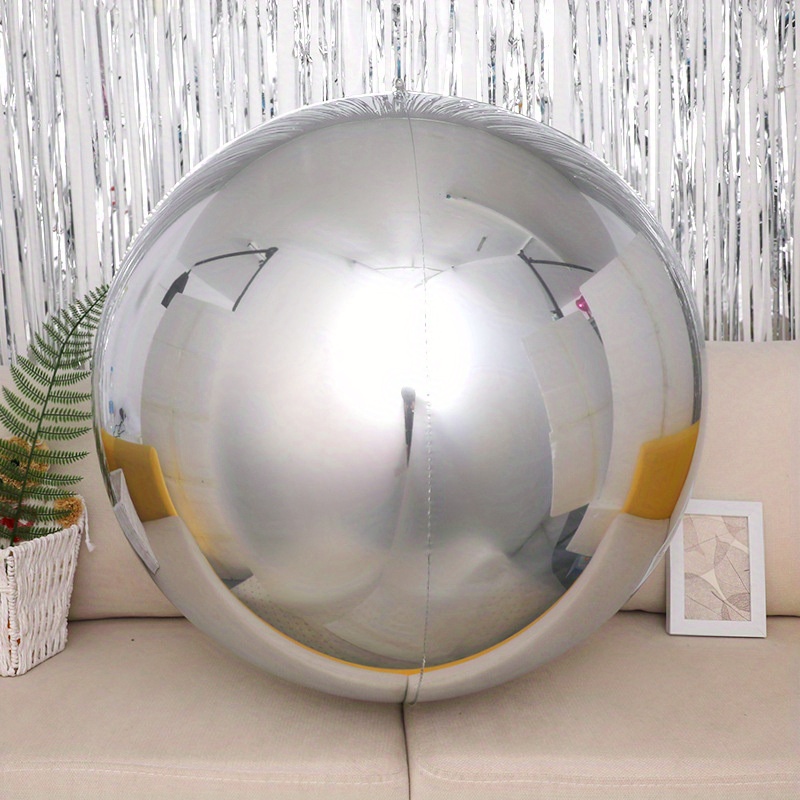 Giant Inflatable Mirror Ball Floating Sphere Mirror Balloon Disco  Decoration