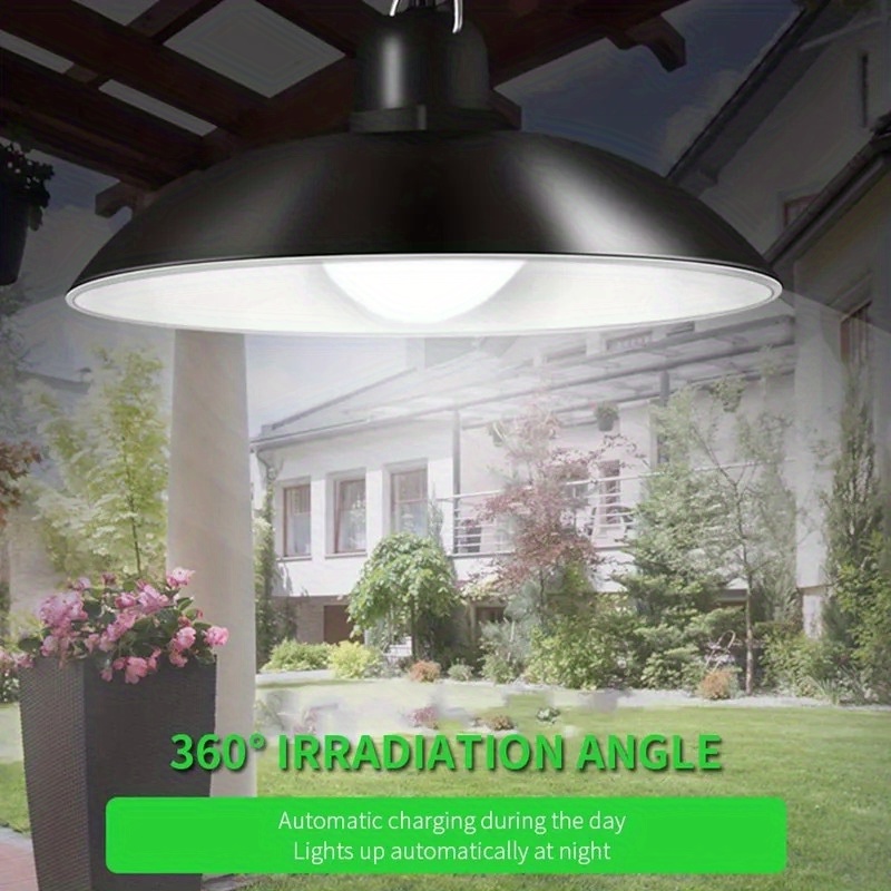 Lampes solaires pour abri de jardin, suspensions solaires, lustre