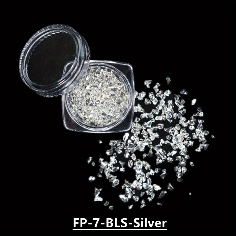 Shiny Crushed Glass Glitter For Resin Nails And Crafts - Temu