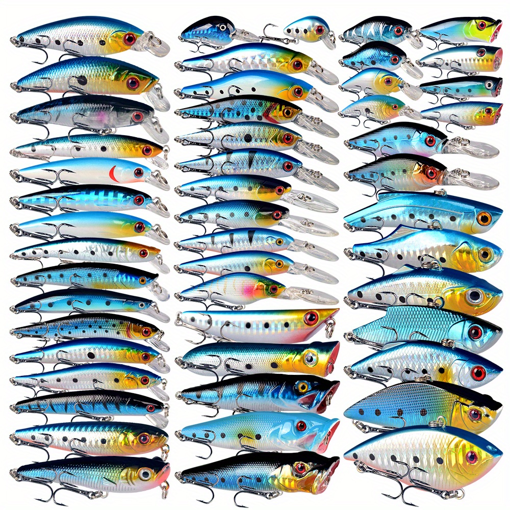 Ultimate Fishing Lures Kit: Pencil Minnow Popper Lipless - Temu