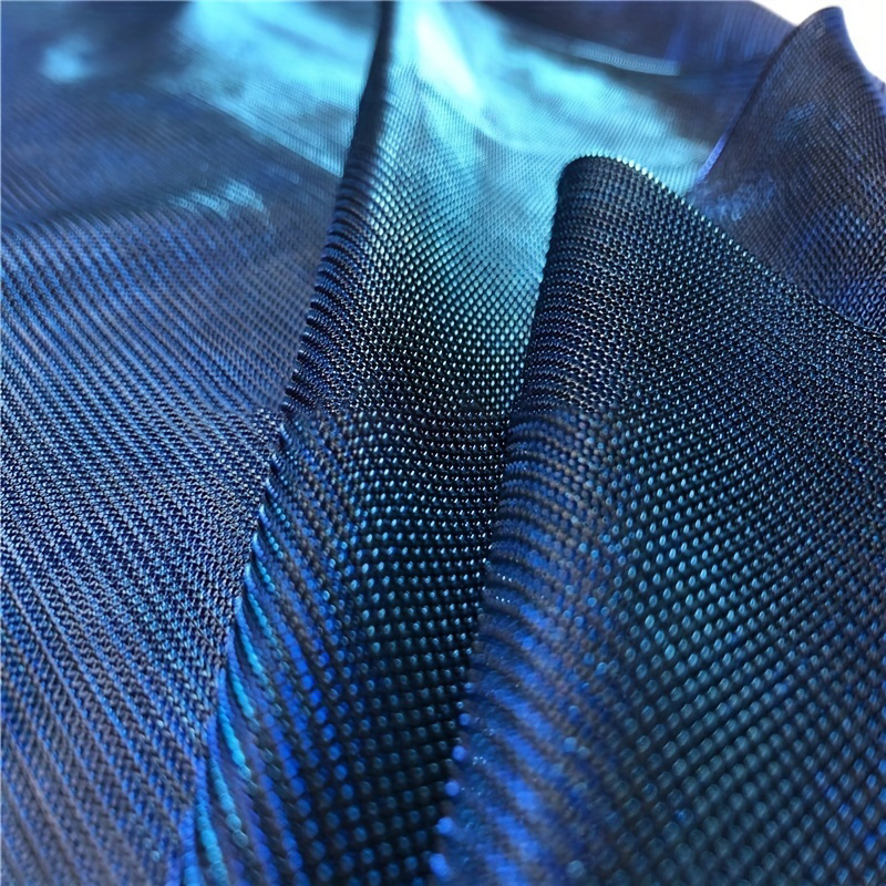 Iridescent Shimmer Organza Mesh Fabric Gauze Metallic - Temu