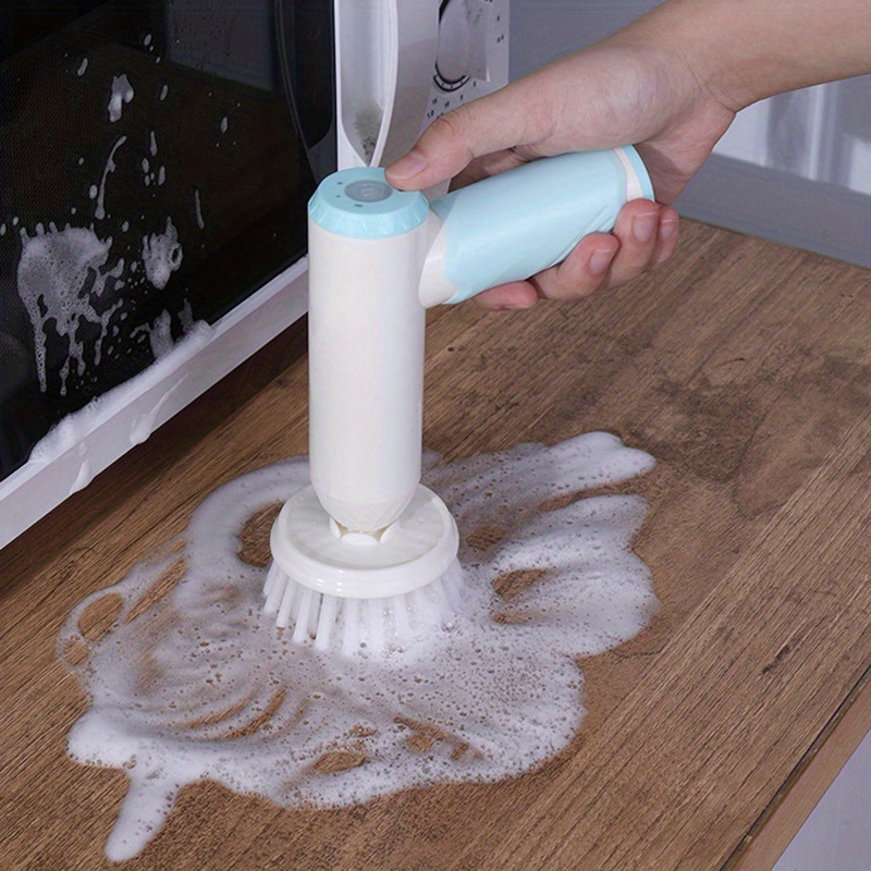 Electric Spin Scrubber Handheld Kitchen Household - Temu