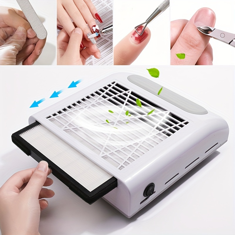 High-Power Nail Cleaner with Filter - Remove Dust and Debris from Nails Quickly and Easily