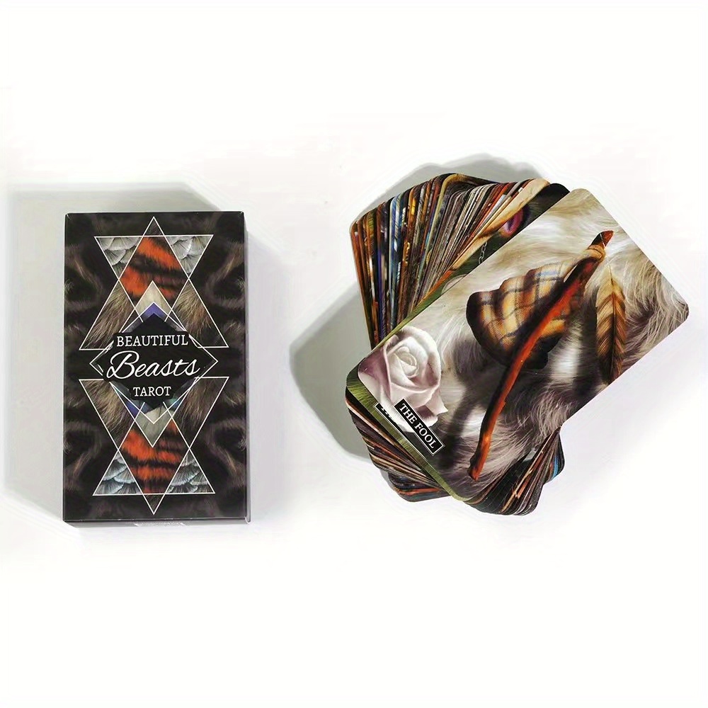 Beautiful Beast Tarot Beautiful Beasts Tarot Board Game Card Temu