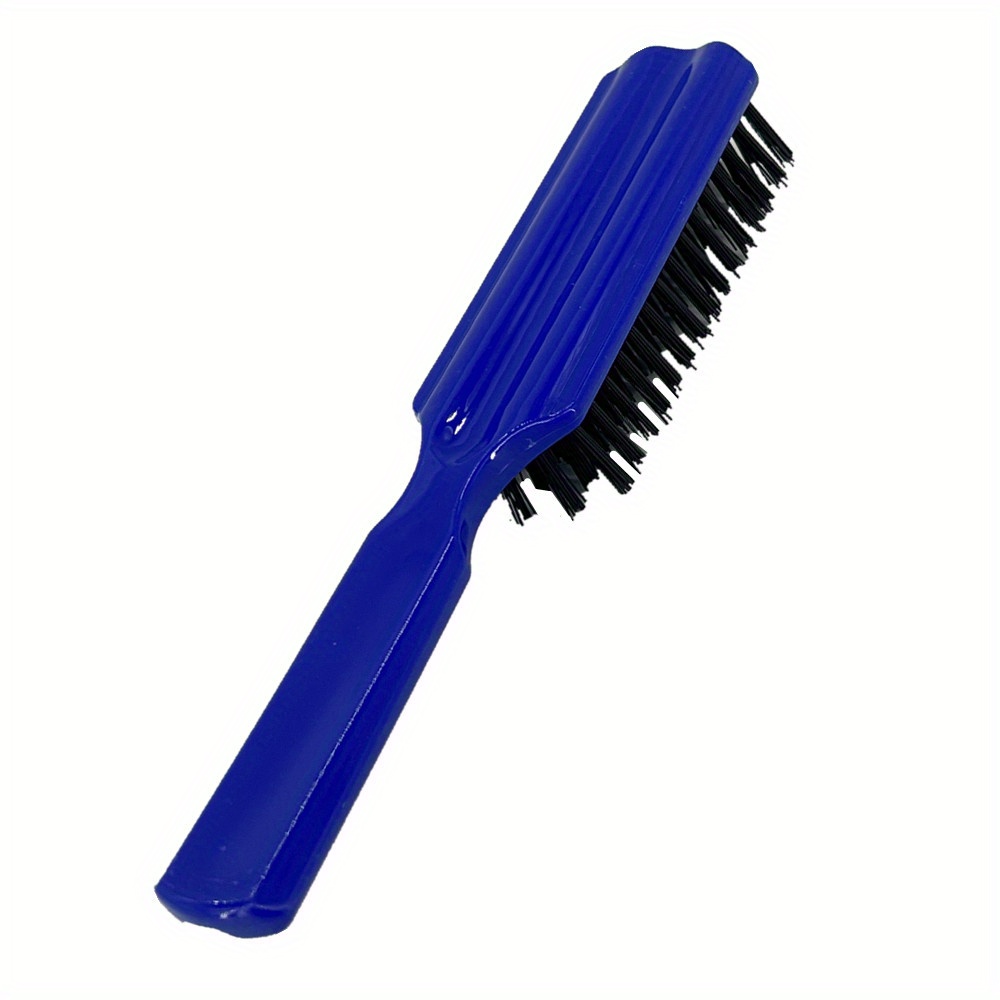TEMU Hair Styling Beard Brush Carving Cleaning Brush For Men Plastic Handle Comb Hair Styling Tools Accessories Nylon Hair Brush