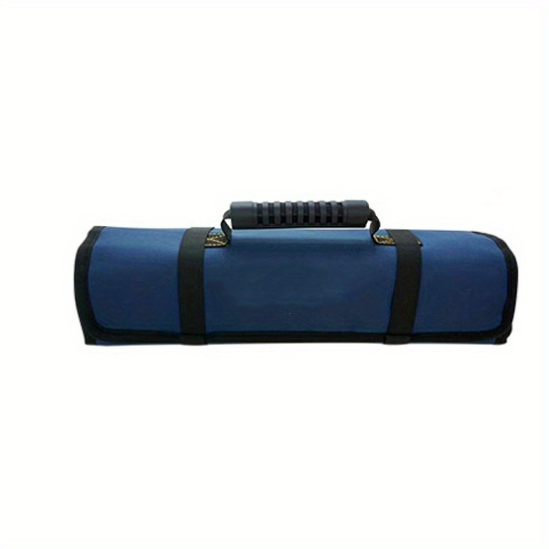Portable Tool Roll Bag Pouch Wrench Organizer 10 Pocket Craft Work Storage  Case Black 