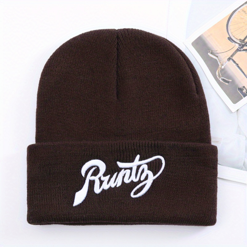 Embroidered Cold Hat American Style Warm Ear Protect