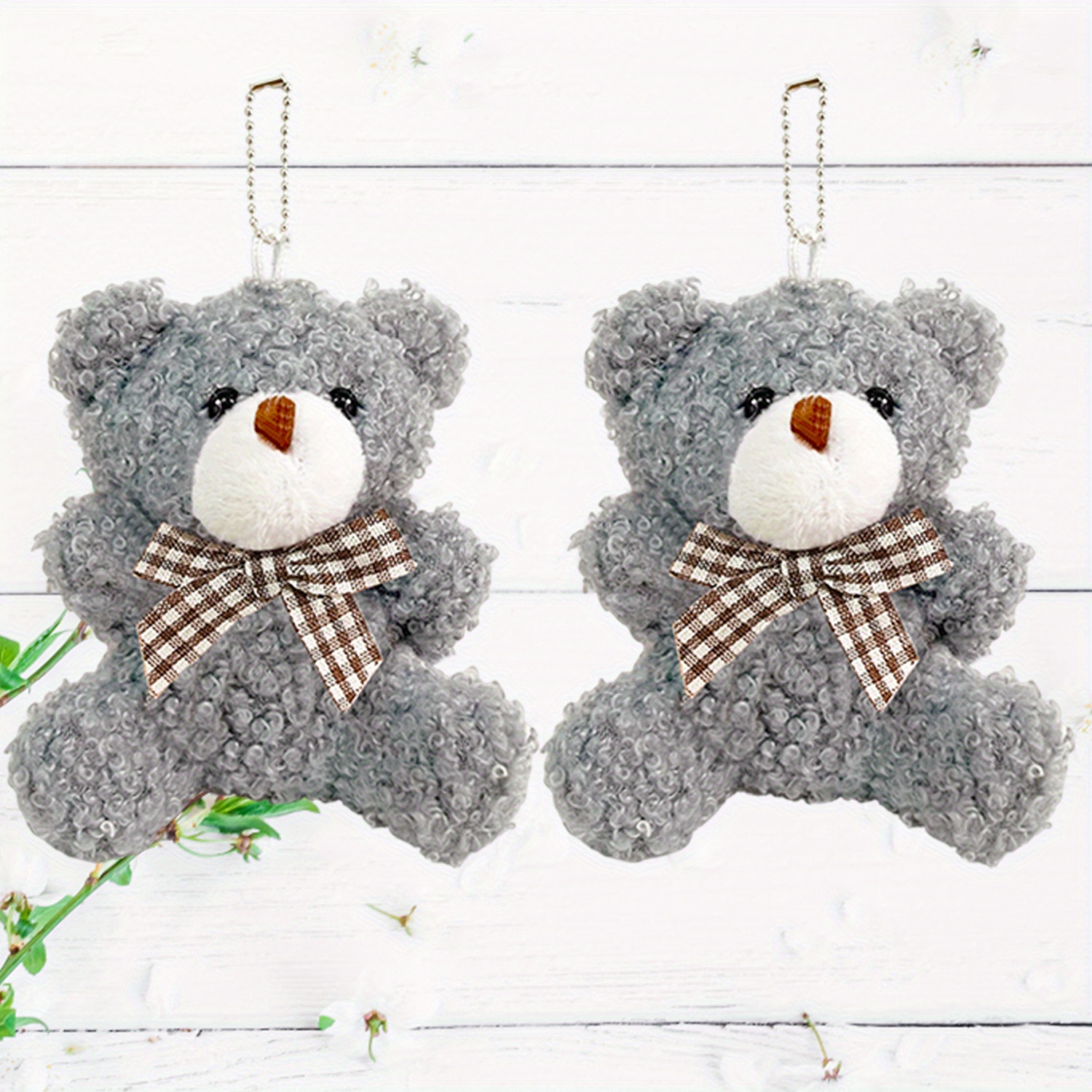  KESYOO 3pcs Bag Ornaments Mini Joint Bears Mini Stuffed Bears  Bag Charm DIY Accessory Wallet Keychain Backpack Accessories Keychains  Plush Keychain Adorable Small Bear Pendant Wedding Toy : Home & Kitchen