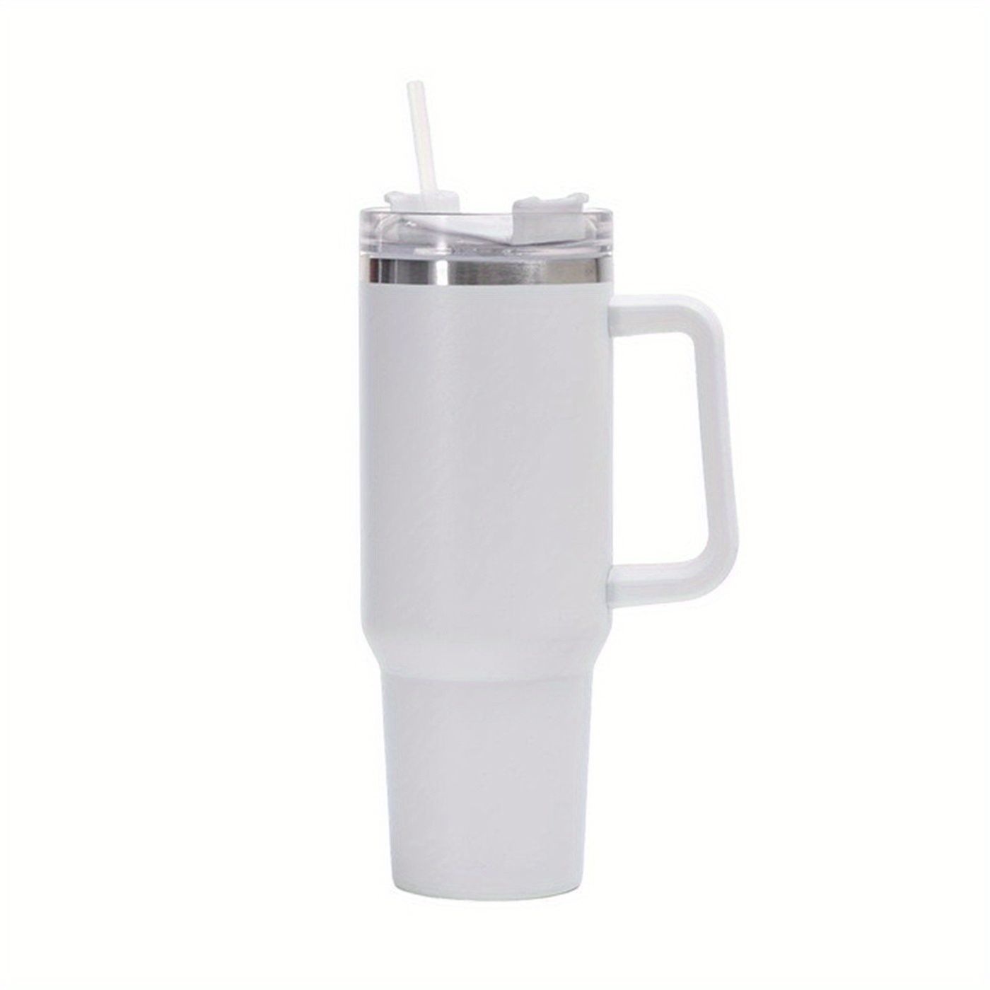 40oz Thermos Flask with Handle with Straw Stainless Steel Coffee Termos Cup  Car Mugs Vacuum Maintains Heat Cold And Ice - AliExpress