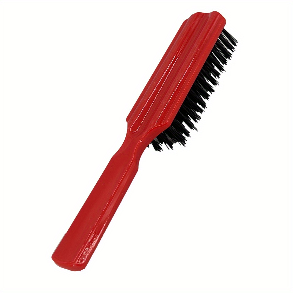 TEMU Hair Styling Beard Brush Carving Cleaning Brush For Men Plastic Handle Comb Hair Styling Tools Accessories Nylon Hair Brush