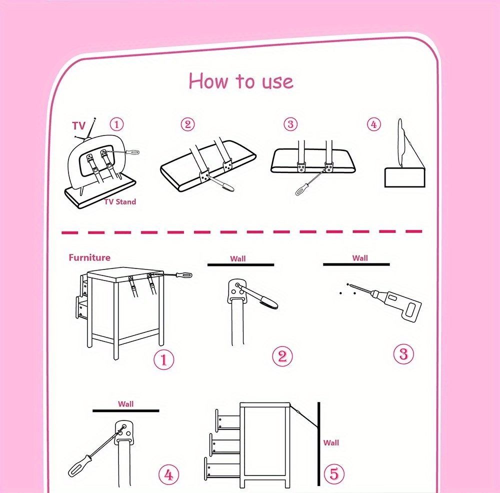 детские защитные ремни для мебели, ремни безопасности, предназначены для шкафов и стен, регулируемая лента, металлические и пластиковые крепления, детали 7