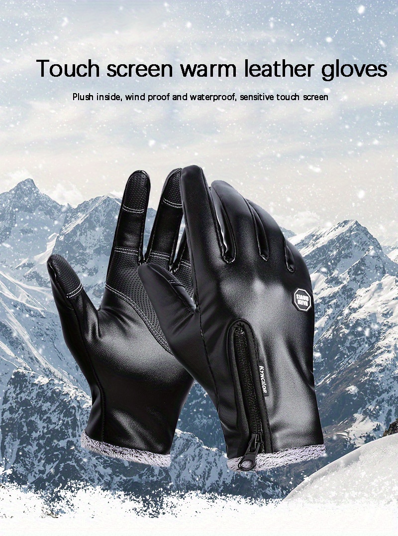 Gants femme hiver chaud cinq doigts cyclisme Sports de plein air froid  imperméable ski toucher coton gants pour femme - Temu Belgium