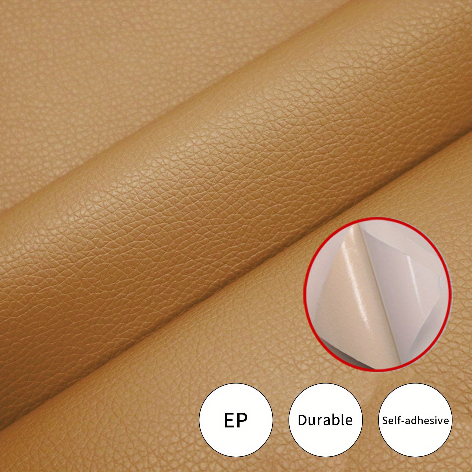 Cheap 1Rolls PU Leather Repair Tape Leather Patch Sofa Car Seats