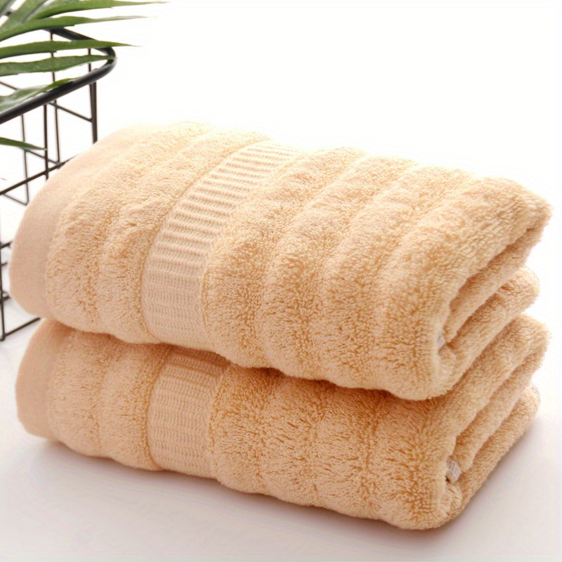 Soft Absorbent Bamboo Bath Towels Perfect For Hiking Camping - Temu