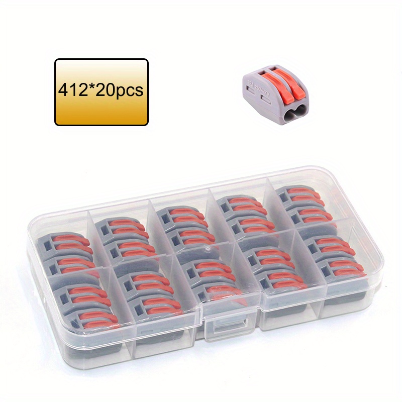 10/60pcs Connettore Filo 2 3 5 Pin Cavo Elettrico Connettori Striscia Led  Mini Gabbia Primavera Universale Compatto Cablaggio Rapido Conduttori  Terminale Push-in - Strumenti E Migliorie Per La Casa - Temu Switzerland