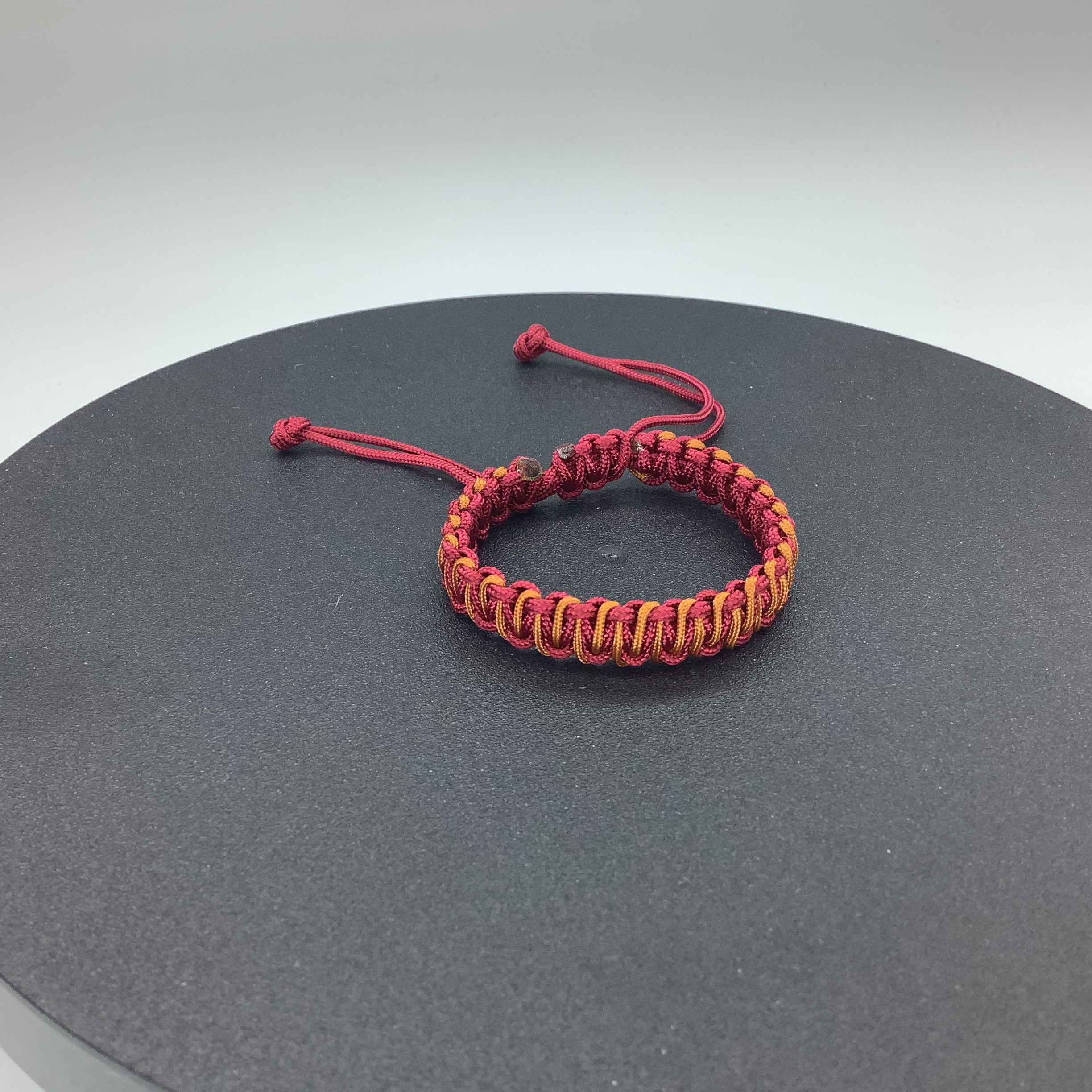 1pc Handmade Lucky Rope Bracelets Bangles Black & Red Thread Adjustable Knots Bracelet for Women Men Wrist Jewelry, Jewels,Temu