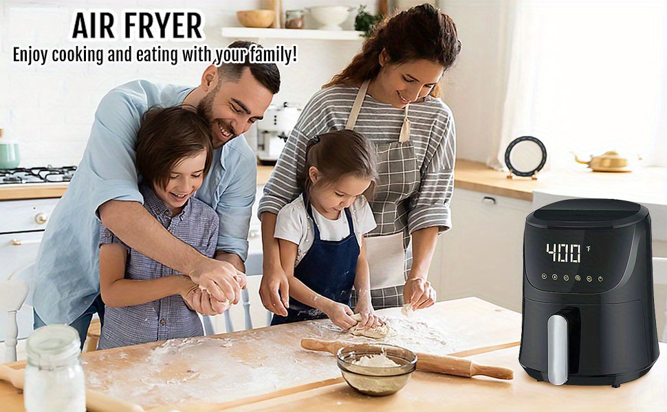 4.2 Qt Air Fryer Oven Cooker With Temperature And Time Control