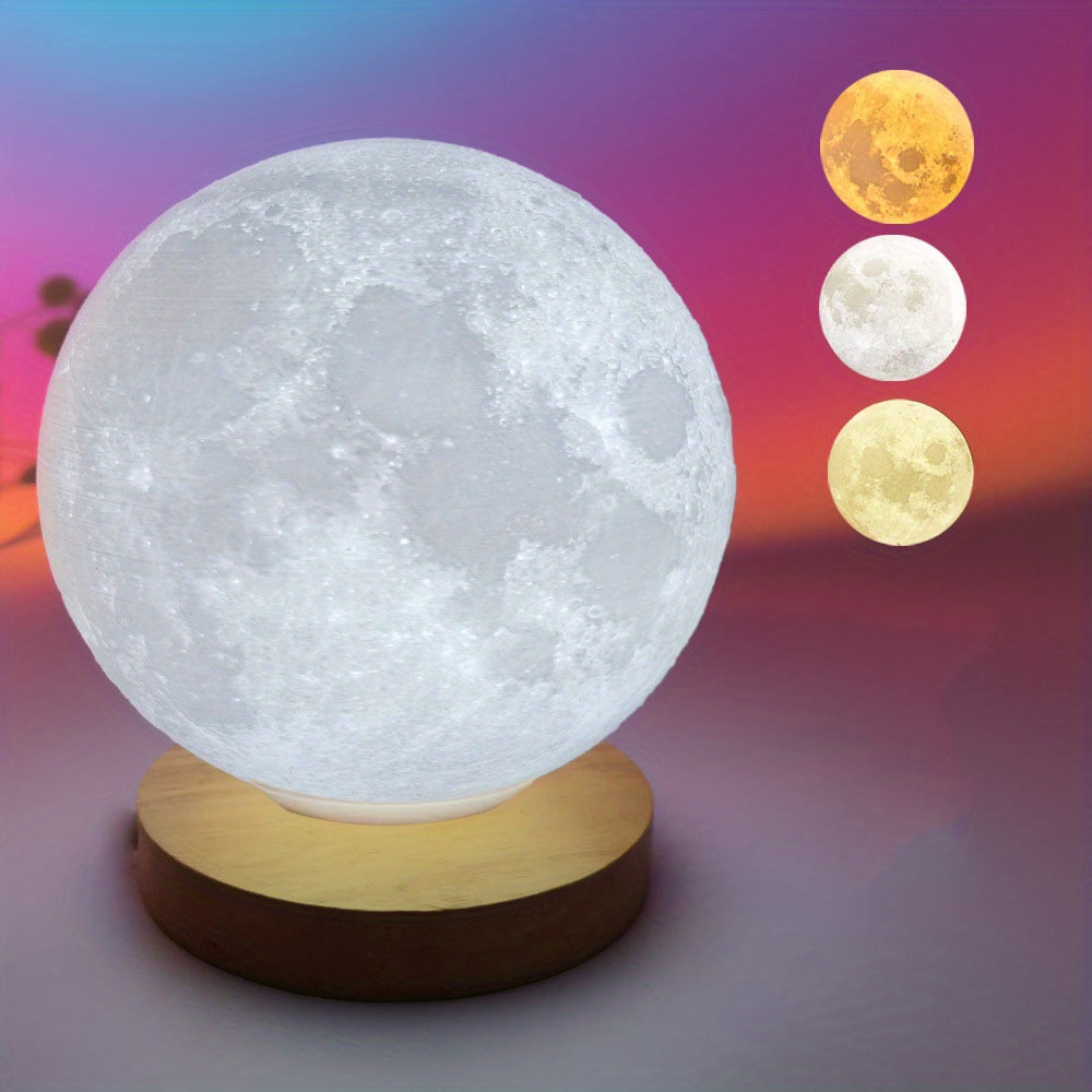 Cosmica - Divina lámpara Luna impresa en 3D 🌕 Tiene una