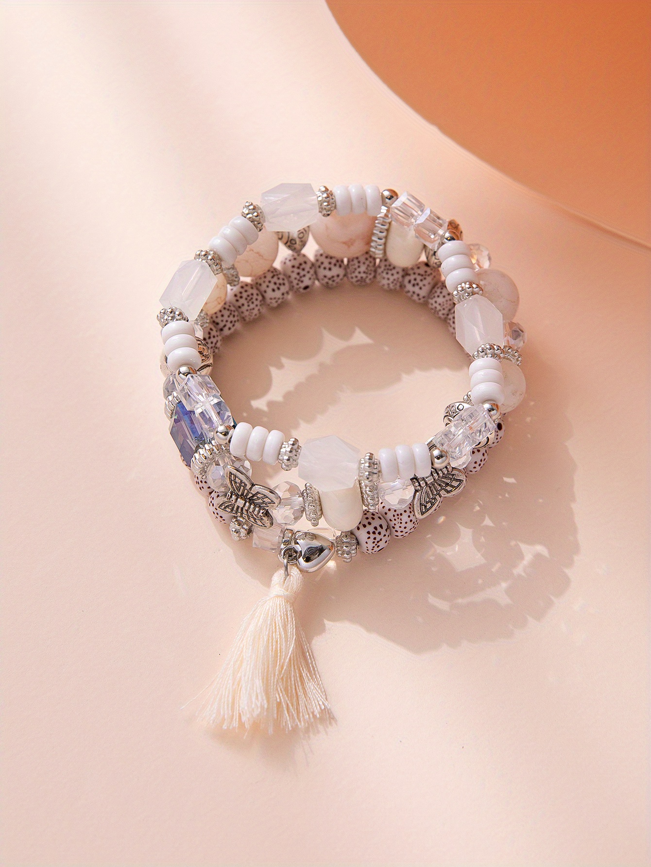 Boho Style Tassel Butterfly Charm Bracelet - Unique Multilayer Beaded  Bracelet Handmade Design - Temu Croatia