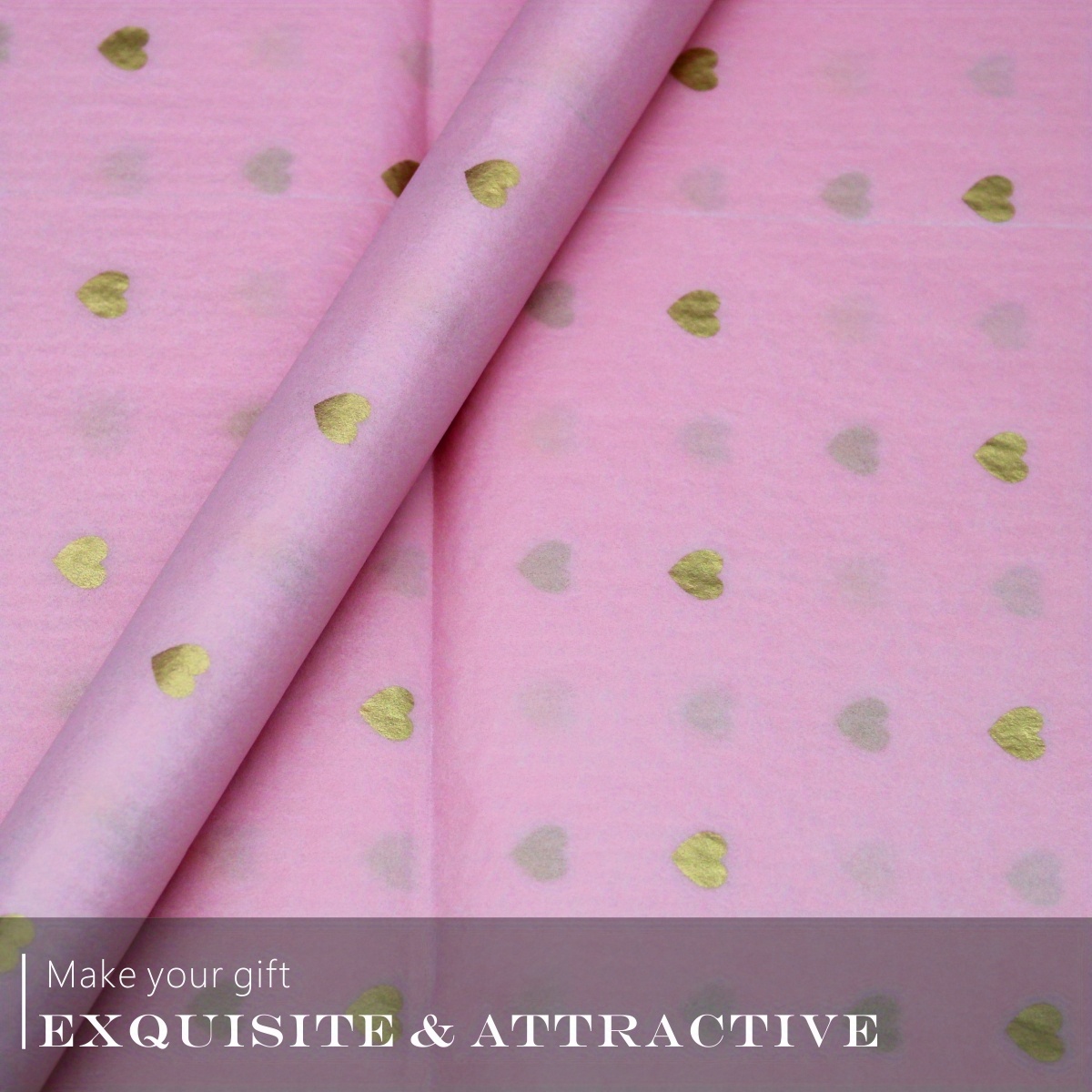 Baby Pink Dots - Kraft — Rich Plus Gift Wrapping Paper Wholesale
