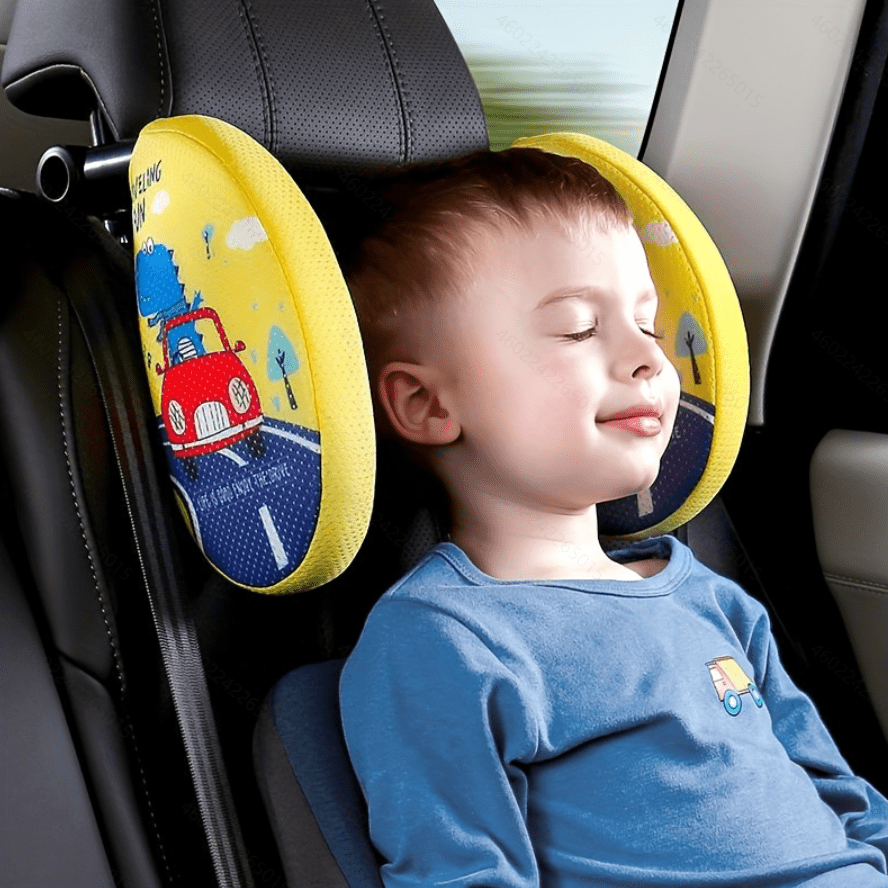 1 Almohada De Reposacabezas Para Coche Con Espuma Viscoelástica Para  Protección Del Cuello, Almohada Con Dibujos Animados Para Coche, Mode de  Mujer