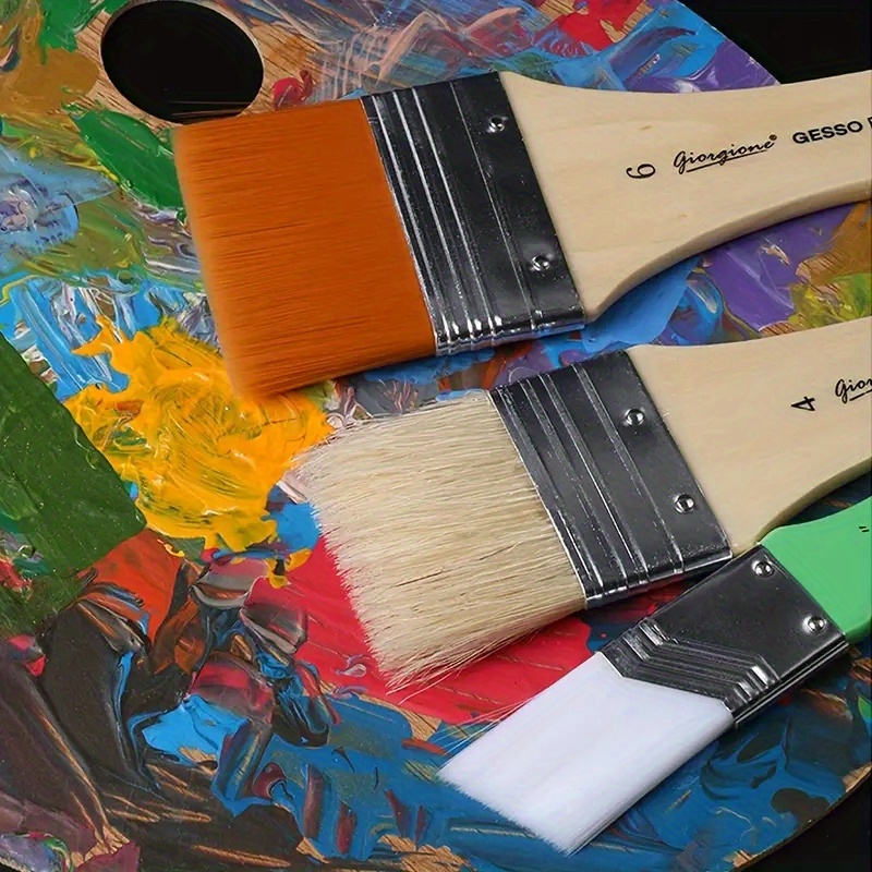 Painting Oil Painting Brush Painting Acrylic Gouache Brush - Temu