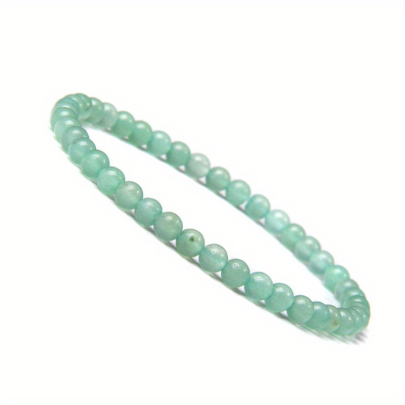 ABCGEMS Tibetan Green Turquoise Beads (Gorgeous Color- Mohs Hardness 5)  Healing Crystal Chakra Energy Stones Ideal for Bracelet Necklace Ring DIY