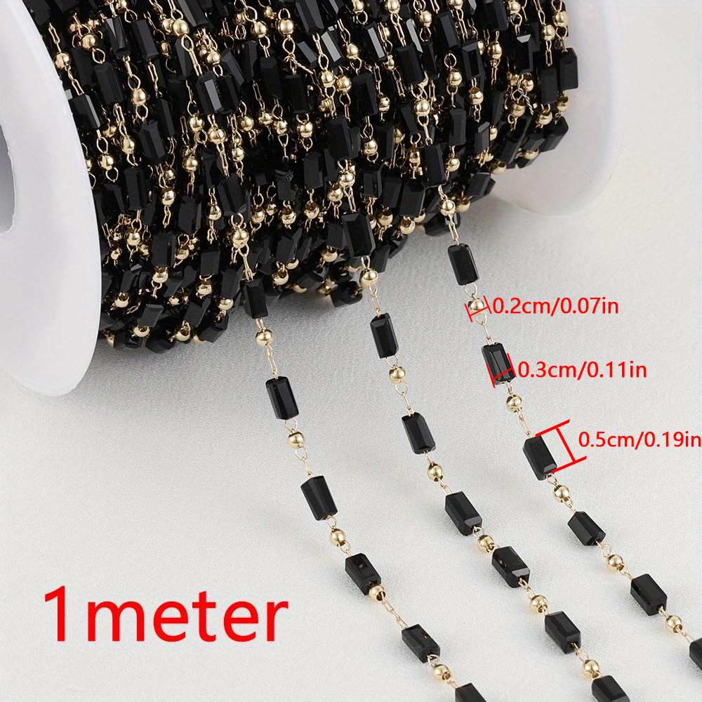 Perles De Chaîne En Cuivre 10 Mètres Pour DIY Bijoux - Boules Métal Rondes, Style Frange