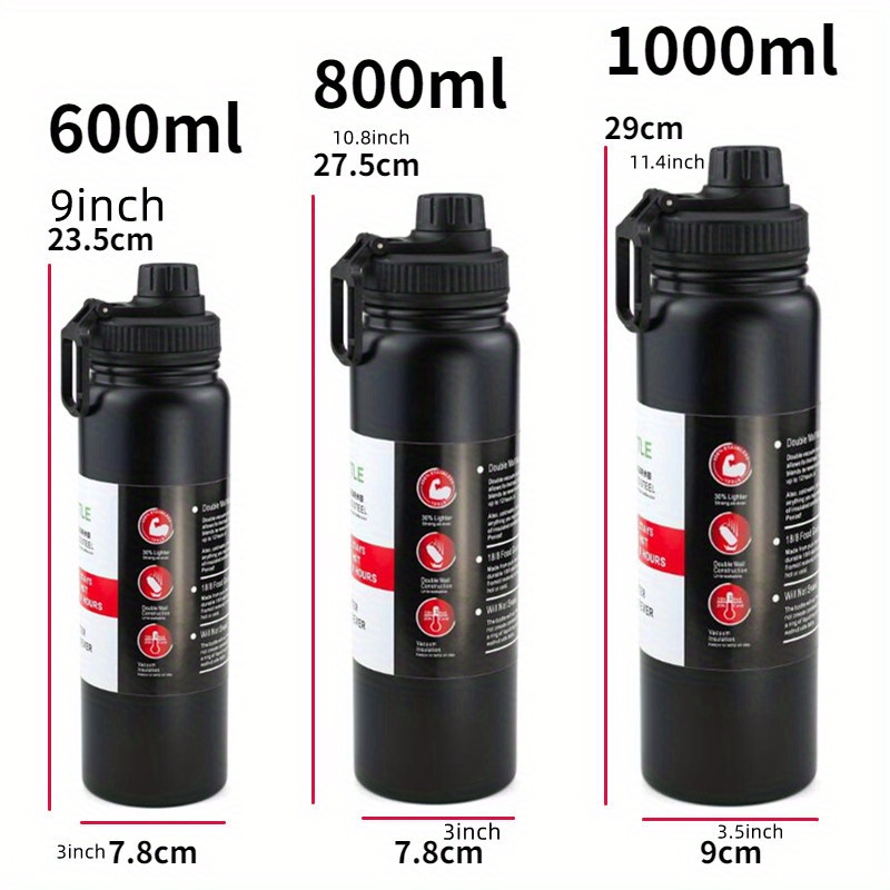 550ml Sport Bottle Outdoor Hiking Camping Portable Large Capacity Vacuum  Flask Stainless Steel Sublimation Water Bottles From Yrs_cup_topsupplier,  $9.37