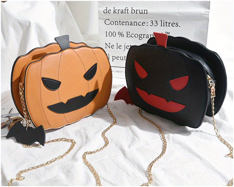 Pumpkin Crossbody Halloween Bag - Pink – Dolls Kill