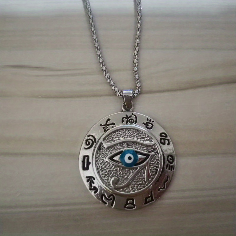 Fashion Retro Male Ancient Egypt Eye Of Horus Amulet Necklace